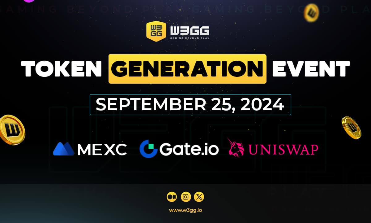 W3GG Token to be Listed on Gate.io, MEXC, and Uniswap, Leading the Future of Web3 Gaming W3GG Token to be Listed on Gate.io, MEXC, and Uniswap, Leading the Future of Web3 Gaming