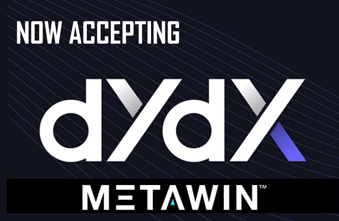 MetaWin Integrates $DYDX, Launches New Prize Draw with 5,000 DYDX Tokens for Eligible Participants MetaWin Integrates $DYDX, Launches New Prize Draw with 5,000 DYDX Tokens for Eligible Participants