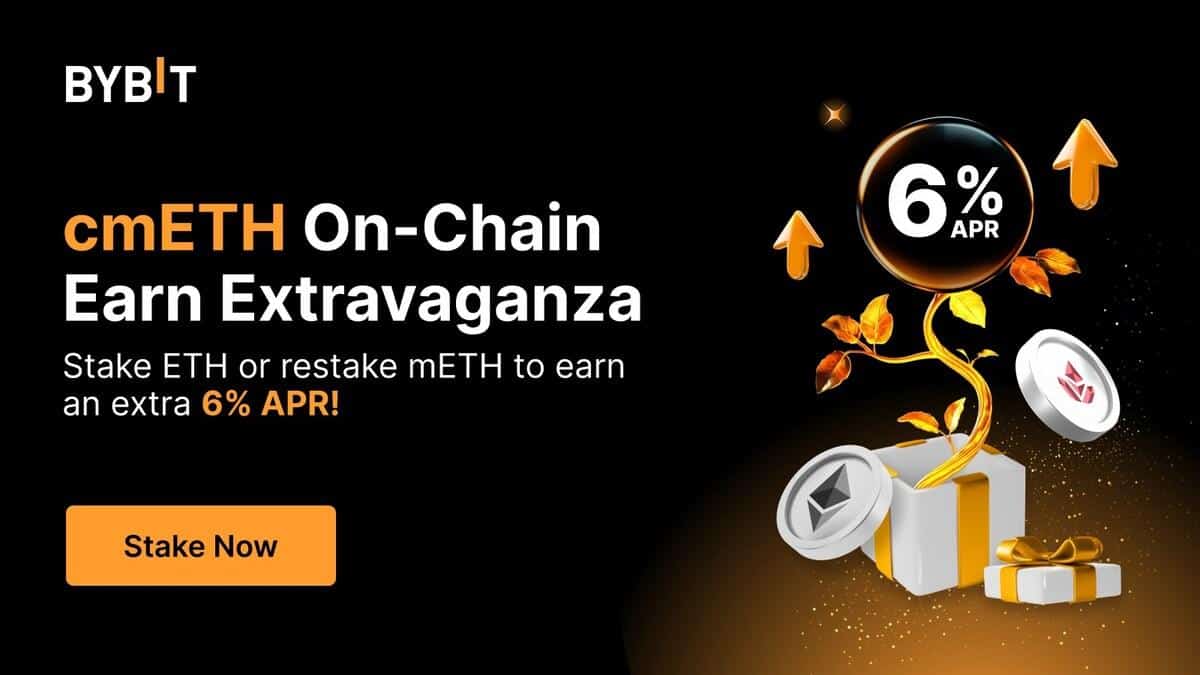 Redefining Ethereum Staking: Bybit Launches cmETH with Exclusive Bonus Rewards Redefining Ethereum Staking: Bybit Launches cmETH with Exclusive Bonus Rewards