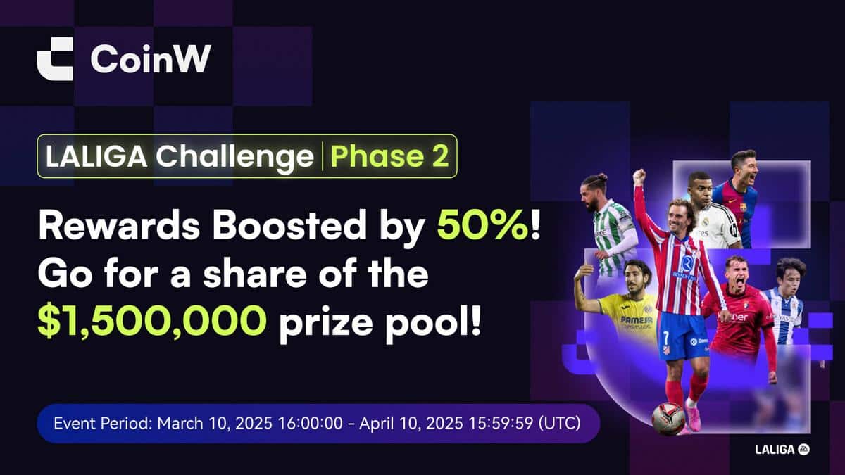 .5 Million Prize Pool Up for Grabs: CoinW Launches Season 2 of the LALIGA Trading Challenge