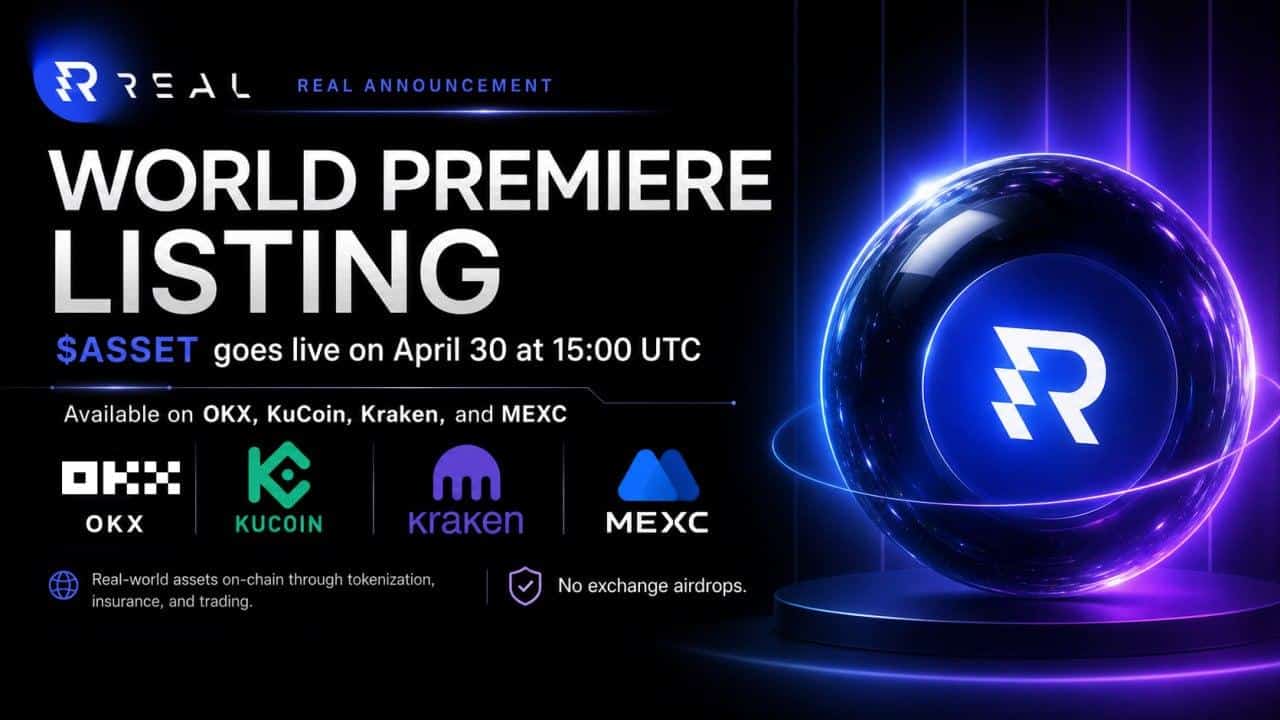 REAL Finance Launches $ASSET Token with Simultaneous Listings Across Major Exchanges