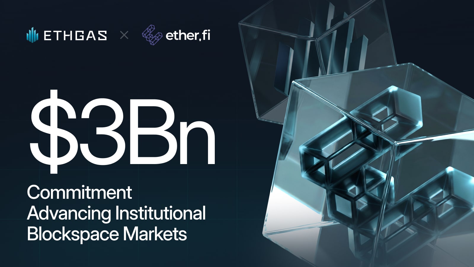 ETHGas and ether.fi Strike Bn Deal to Advance Institutional Blockspace Markets