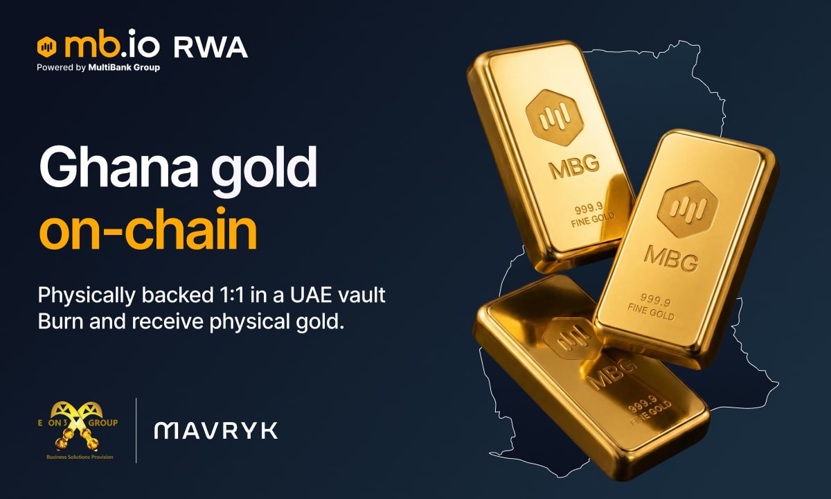MultiBank Group’s crypto arm mb.io brings Ghana gold on-chain with Kings Orbis, EON3 & Mavryk MultiBank Group’s crypto arm mb.io brings Ghana gold on-chain with Kings Orbis, EON3 & Mavryk