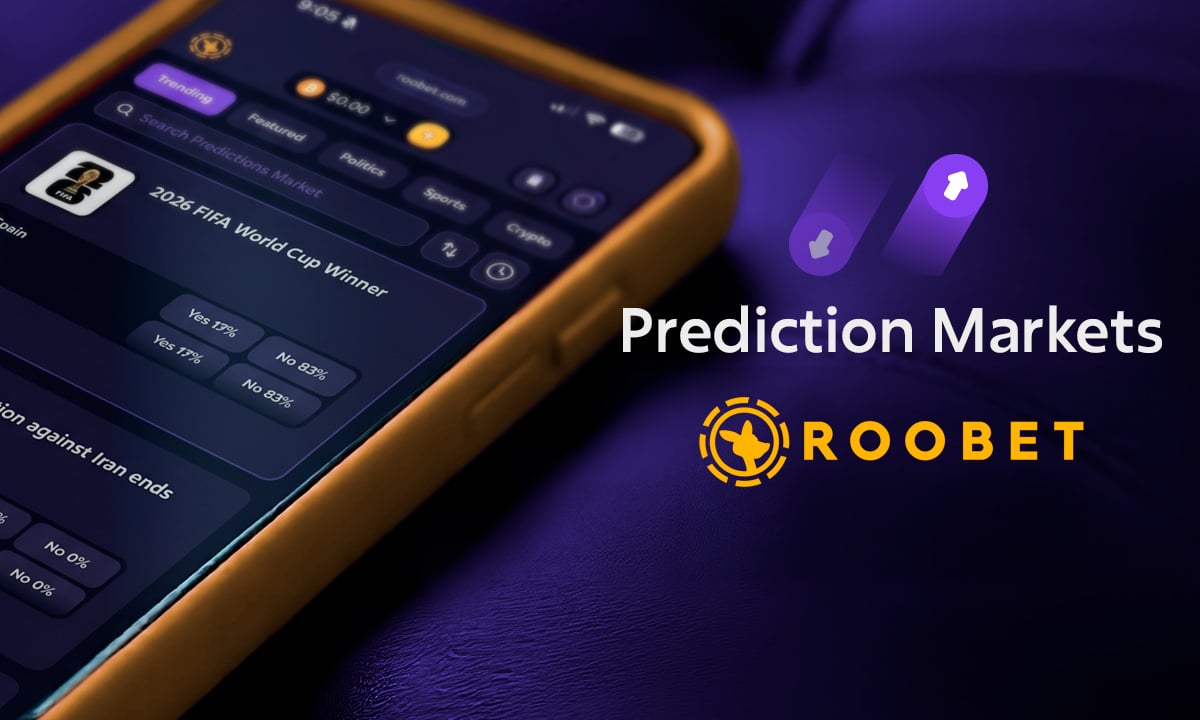 Roobet Launches Prediction Markets on May 6, The First Major Crypto Casino to Integrate the Format