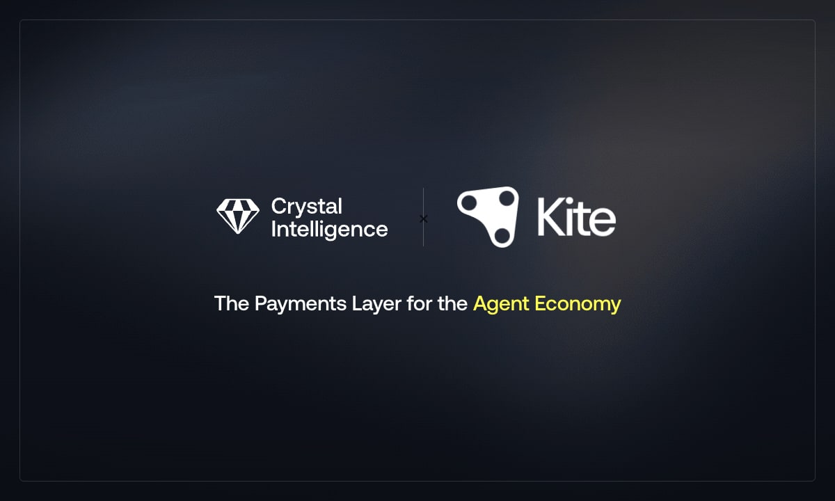 Crystal Intelligence Brings Blockchain Compliance to Kite’s Agent Financial system