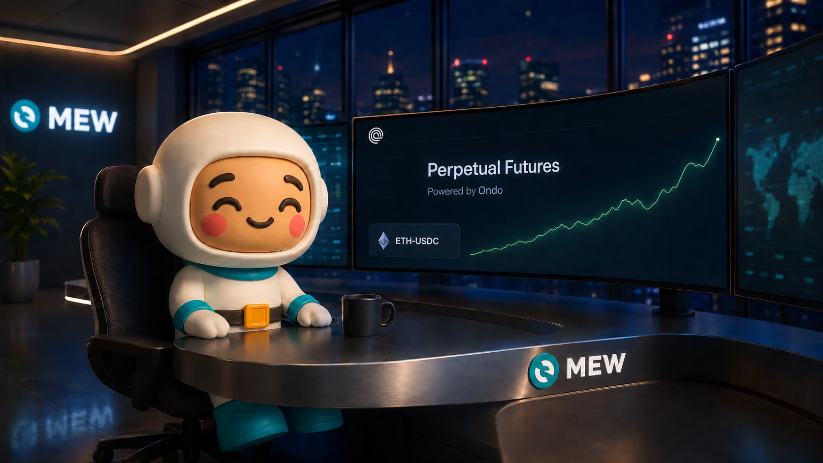 MyEtherWallet (MEW) Integrates Ondo Perps, Unlocking 24/7 Leveraged Trading for Onchain Equities, & ETFs. MyEtherWallet (MEW) Integrates Ondo Perps, Unlocking 24/7 Leveraged Trading for Onchain Equities, & ETFs.